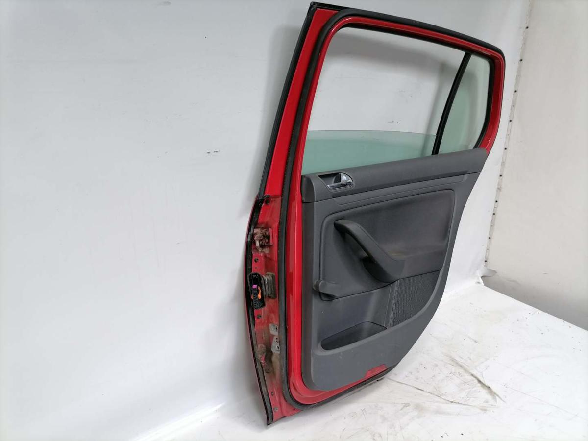 VW Golf 5 original Tür hinten rechts LY3D Tornadorot Fließheck Bj.2004